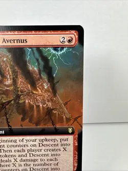 MTG Descent into Avernus *EXTENDED ART* Commander Legends Baldur's Gate 580 NM - Image 3