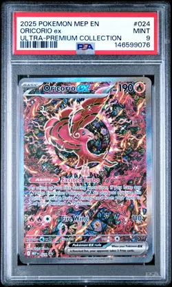 Pokemon Oricorio Full Art EX Phantasmal Flames UPC #24 PSA 9 MINT LIST A - Image 1