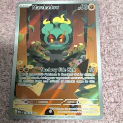 Pokemon Marshadow Full Art Holo Illustration Rare 90 HP 146/132 Me01 English - Image 1