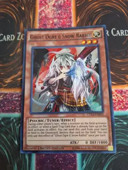 Yugioh Ghost Ogre & Snow Rabbit CT13-EN012 Super Rare Limited Near Mint - Image 1