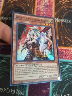 Yugioh Ghost Ogre & Snow Rabbit CT13-EN012 Super Rare Limited Near Mint - Image 2