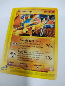 MINT Hitmontop 82/147 Common Aquapolis Non Holo Pokemon Card - Image 4