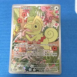 Pokemon Kecleon Illustration Rare Full Art Holo 70 HP SSP EN 213/197 English - Image 1