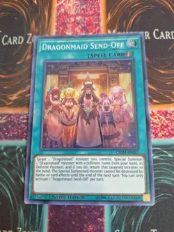 Yugioh Dragonmaid Send-Off CHIM-ENSE3 Super Rare Limited Near Mint - Image 1
