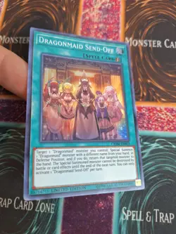 Yugioh Dragonmaid Send-Off CHIM-ENSE3 Super Rare Limited Near Mint - Image 2