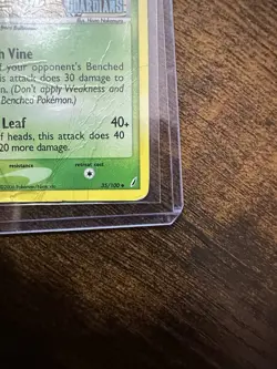 Pokemon: EX Crystal Guardians - Ivysaur Reverse Holofoil (DAMAGED) - Image 5