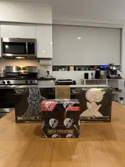Pokemon Mega Evolutions POKEMON CENTER ETB Set And Enhanced Booster Box SEALED - Image 1