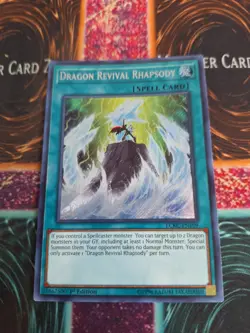 Yugioh Dragon Revival Rhapsody LCKC-EN109 Secret Rare 1st Edition Near Mint - Image 1