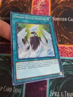 Yugioh Dragon Revival Rhapsody LCKC-EN109 Secret Rare 1st Edition Near Mint - Image 2