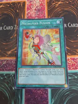 Yugioh Metalfoes Fusion TDIL-EN061 Super Rare 1st Edition Near Mint - Image 1