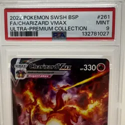 2022 Pokemon Black Star Promo - SWSH261 UPC Charizard VMAX Full Art - PSA 9 MINT - Image 2
