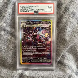 2024 Pokemon TCG Hydreigon ex 240/191 PSA 9 Surging Sparks Holo - Image 1