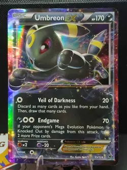Pokemon TCG Umbreon EX Ultra Rare XY - Fates Collide 55/124 - Image 1