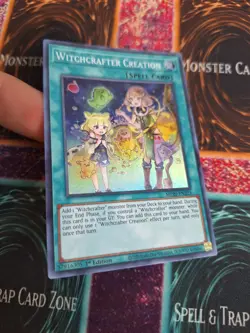 Yugioh Witchcrafter Creation MP20-EN225 Super Rare 1st Edition Near Mint - Image 2