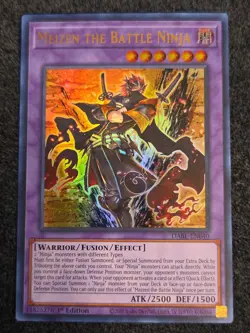 Yu-Gi-Oh! TCG Meizen the Battle Ninja Darkwing Blast DABL-EN040 1st Edition NM - Image 1