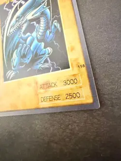 Blue Eyes White Dragon Japanese Ver. Bandai Yugioh 1998 Japanese MP/HP - Image 2