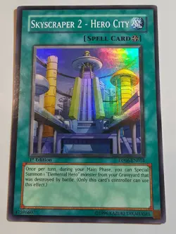 Skyscraper 2 - Hero City DP06-EN014 Super Rare - 1st Edition Yugioh - Image 1