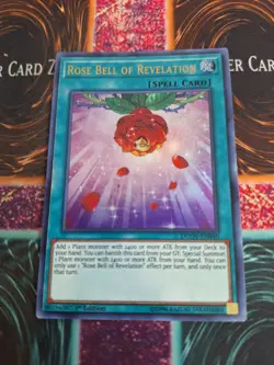 Yugioh Rose Bell of Revelation DUOV-EN040 Ultra Rare 1st Edition Near Mint - Image 1