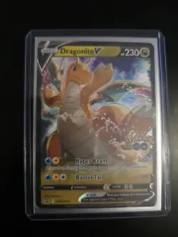 Pokemon TCG Dragonite V Sword & Shield Swsh235 Holo Promo - Image 1