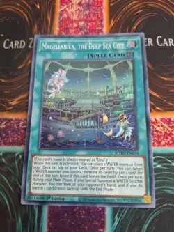 Yugioh Magellanica, the Deep Sea City MP21-EN141 Super Rare 1st Edition NM - Image 1