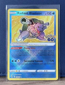 Pokemon TCG - Pokemon Go - Radiant Blastoise 018/078 - Image 1