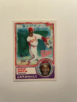 🔥2025 Topps Shoebox Treasures - Ozzie Smith #62 (1983) Cardinals - /99🔥 - Image 1