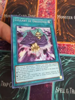 Yugioh Lullaby of Obedience LCKC-EN042 Secret Rare 1st Edition Near Mint - Image 2