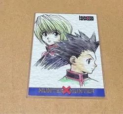 Hunter x Hunter Carddas Masters Gon Kurapika Collectible Card Game Used - Image 1
