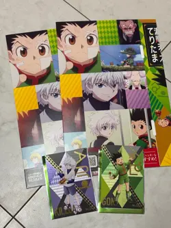 Gindako Hunter×Hunter Killua Gon Card Sleeves Set of 2 Used - Image 1