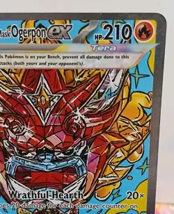 Hearthflame Mask Ogerpon ex 148/131 Prismatic Evolutions Holo SIR NEAR MINT - Image 4
