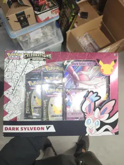 Pokemon TCG 25th Anniversary Celebrations Dark Sylveon V Collection Box | Sealed - Image 1