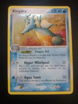 Kingdra 12/109 Team Rocket Returns Holo Light Play - Image 1