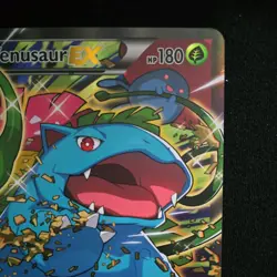 Venusaur EX XY 123 JUMBO Black Star Promo FullArt Holo Card Near Mint Condition - Image 4