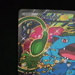 Venusaur EX XY 123 JUMBO Black Star Promo FullArt Holo Card Near Mint Condition - Image 5