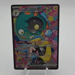 Pokemon Iono's Bellibolt EX Full Art Holo Secret Rare 279/217 280 HP EX Card - Image 1