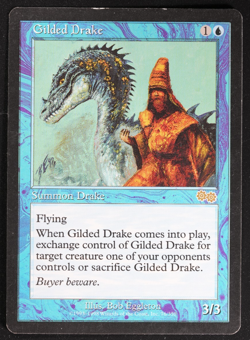 Gilded Drake Urza's Saga MTG Card Reserved List Magic the Gathering - Image 1