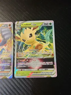 Pokemon TCG SWSH Promo VSTAR Holo Card Lot 3 Cards Glaceon Lucario Leafeon - Image 5