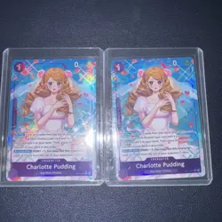 Charlotte Pudding Alternate Art One Piece 2025 #OP11-070 2 cards - Image 1