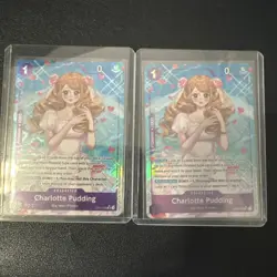 Charlotte Pudding Alternate Art One Piece 2025 #OP11-070 2 cards - Image 2
