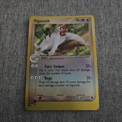 Vigoroth 47/109 Reverse HOLO EX Ruby & Sapphire Nr MINT Pokemon Card E Series NM - Image 1