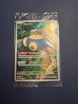 Pokemon TCG Snorlax Promo Card Scarlet Violet 151 SVP051 Sealed - Image 1