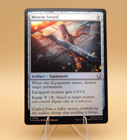 Meteor Sword | 258 | Uncommon | Foil | MTG: Avatar | See Shipping Promos - Image 1