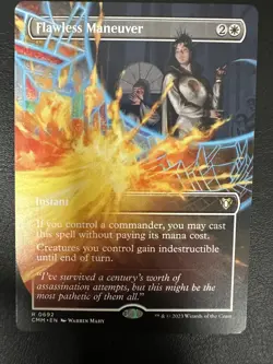 2023 Wizards of the Coast Commander Masters Flawless Maneuver Foil Extended Art - Image 1