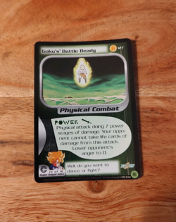 Goku's Battle Ready 127 Dragon Ball Z TCG Card Foil DBZ Score 2002 Super Saiyan - Image 2