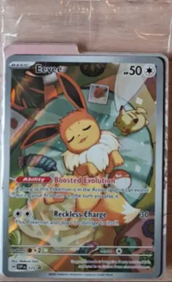 Pokemon Eevee Promo - SVP 173 Black Star Promo Prismatic Evolutions NM Sealed - Image 1