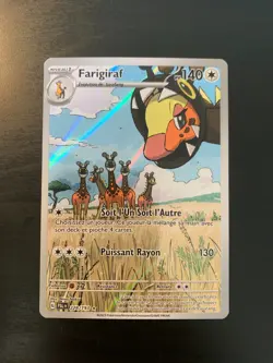 Carte Pokemon : Farigiraf 228/193 Evolutions a Paldea Francaise NEUF - Image 1