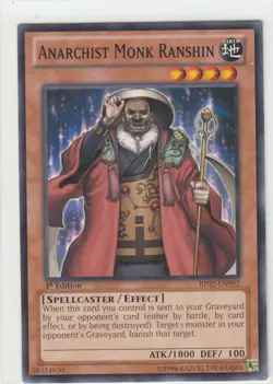 Anarchist Monk Ranshin BP02-EN092 Yu-Gi-Oh! Card - Image 1
