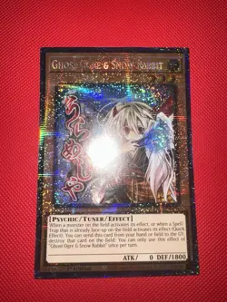 Yugioh Ghost Ogre & Snow Rabbit Starlight Rare RA05-EN131 Stamped - Image 1