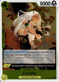 S-Snake R Carrying On His Will OP13-114 One Piece TCG - Image 1