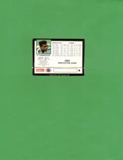 1991 Action Packed Randall Cunningham PROTOTYPE Card! Philadelphia Eagles! - Image 2